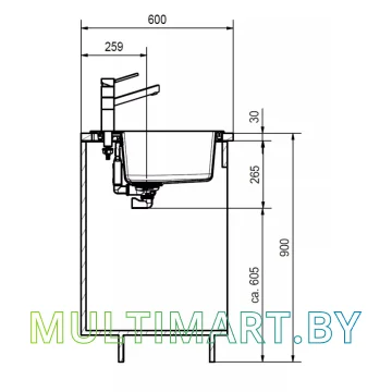 Кухонная мойка Franke Sirius SID 610 (оникс) картинка 4